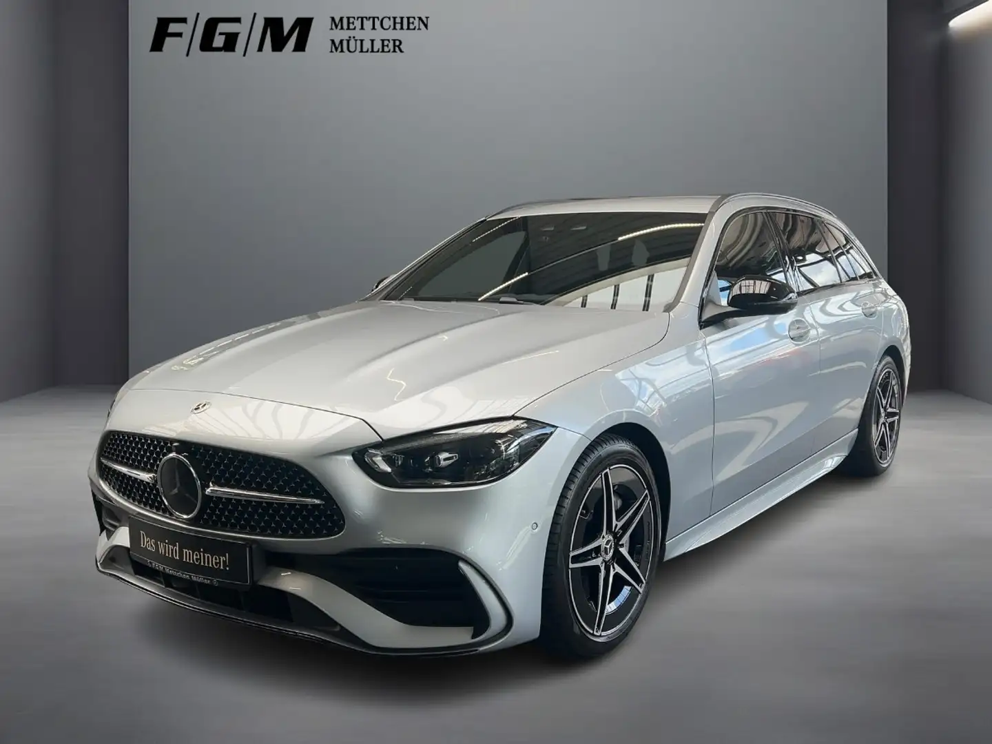 Mercedes-Benz C 300 T AMG Line DigiLight|TWA|360|Night|Sitzhz Plateado - 1