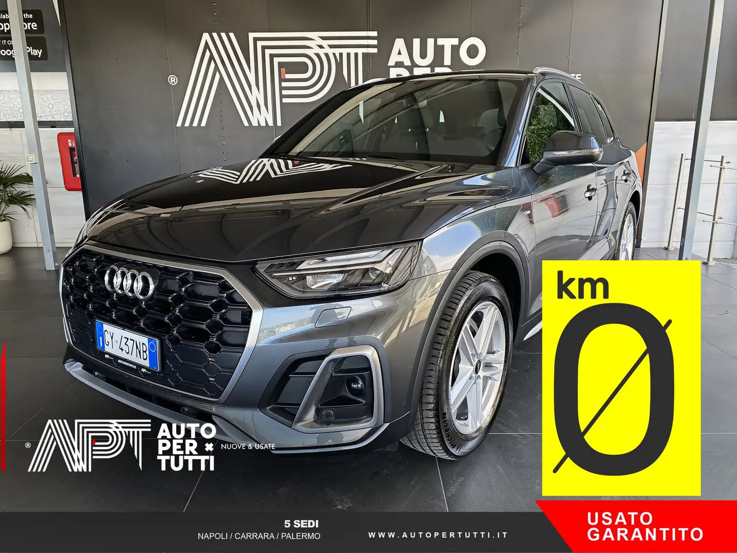Audi Q5 Q5 35 2.0 tdi mhev 12V S line s tronic Gris - 1