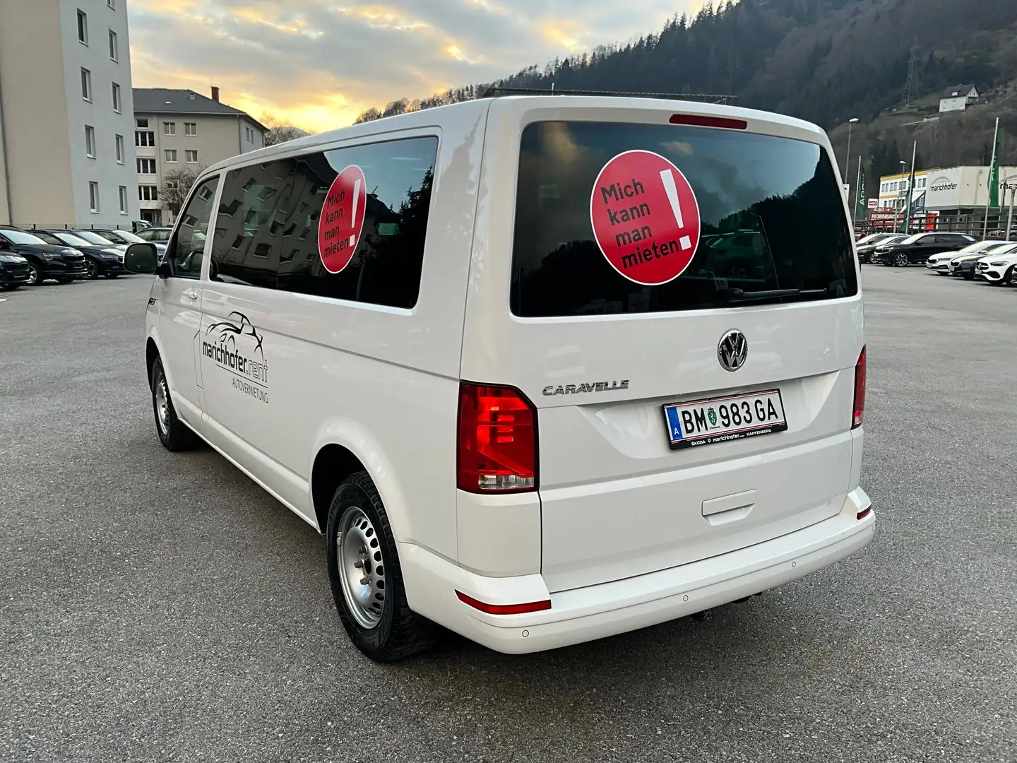 Volkswagen T6.1 Caravelle VW Kombi T6.1 Caravelle Comfortline LR TDI Weiß - 2