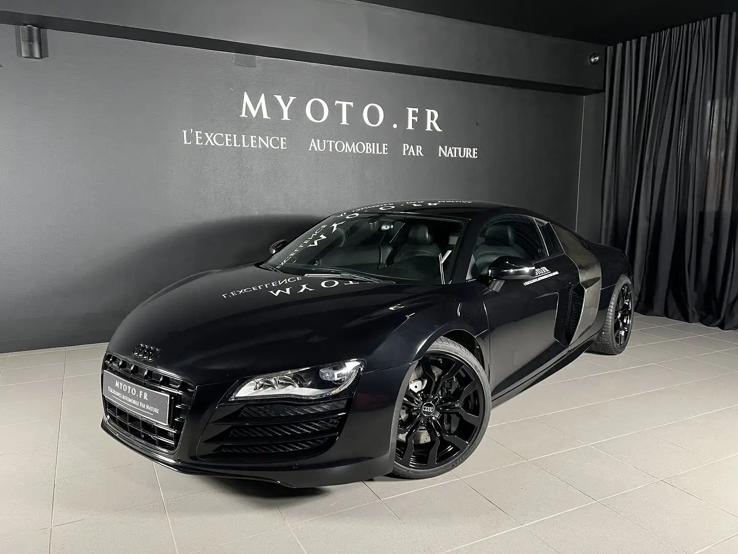 Audi R8 5.2 V10 FSI 525CH R TRONIC 6 FULL CARBONE Negro - 2