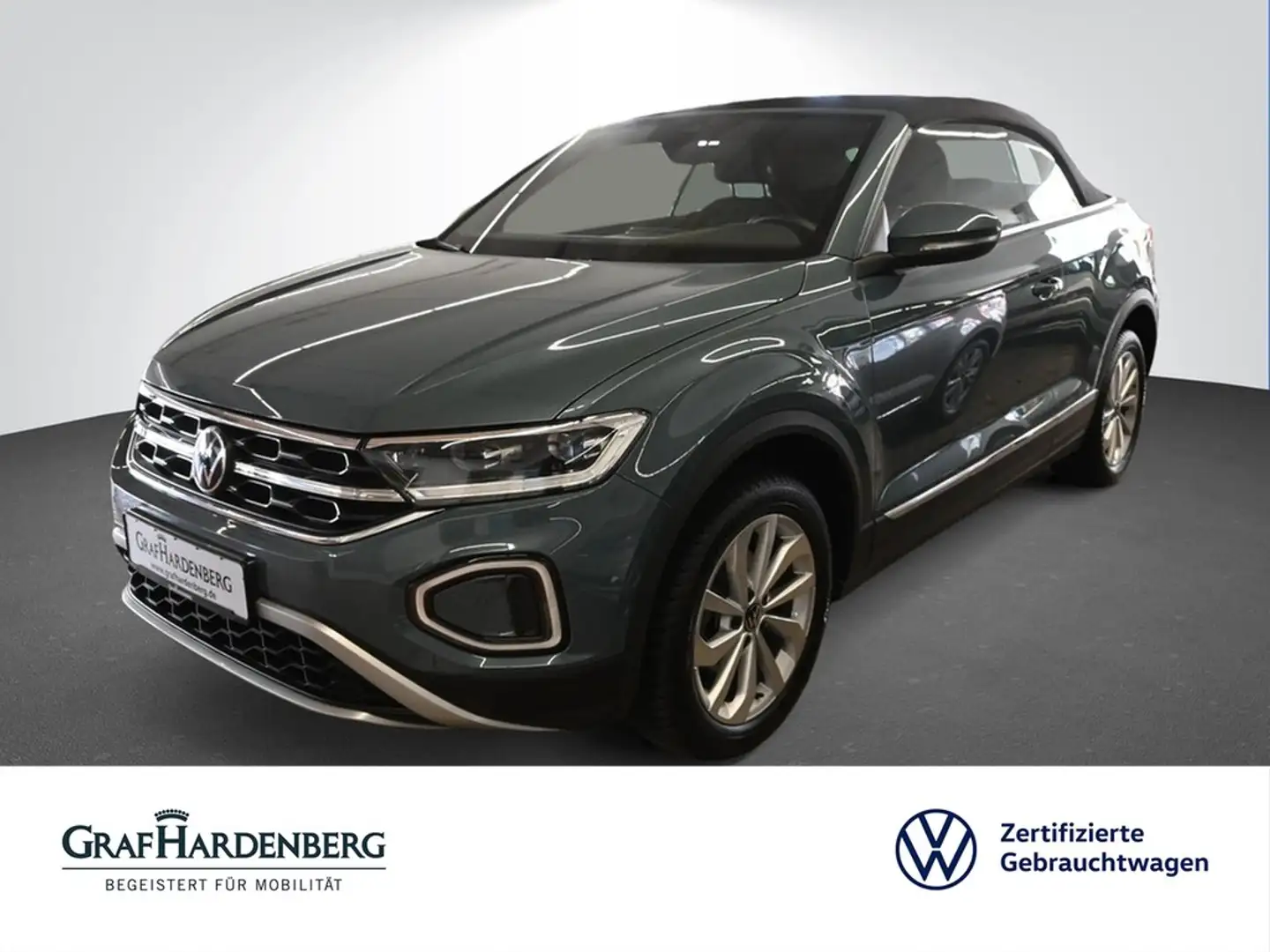 Volkswagen T-Roc Cabriolet 1.0 TSI Style LED PDC SzHzg Blau - 1