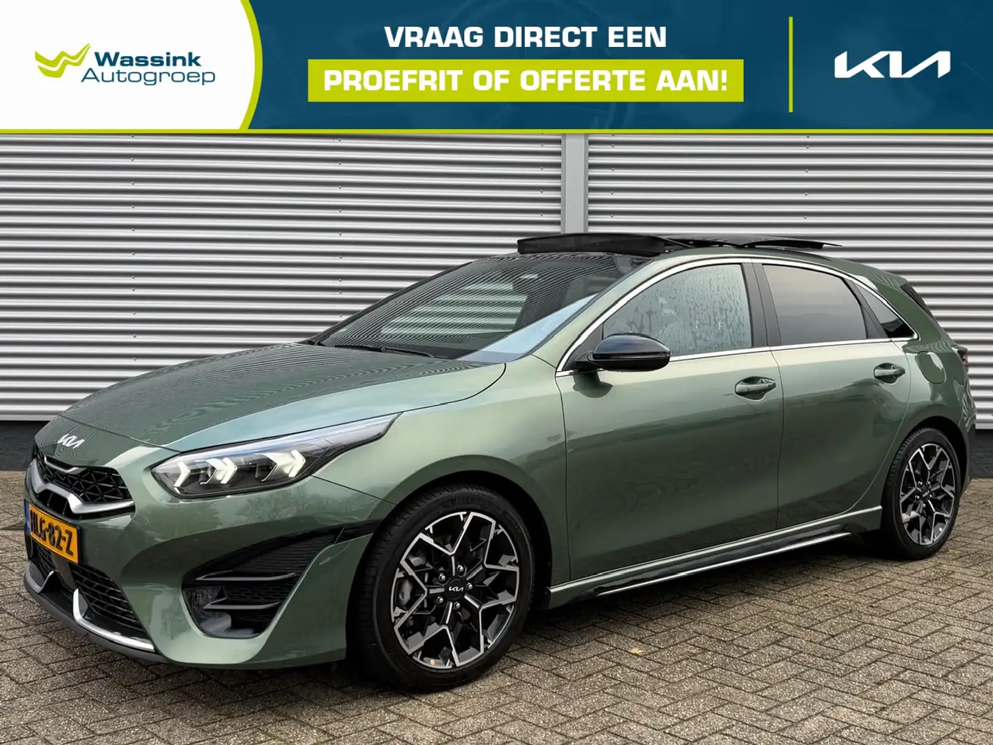 Kia Ceed / cee'd 1.5 T-GDi 140pk GT-PlusLine | Schuif/Kanteldak | S Grün - 1