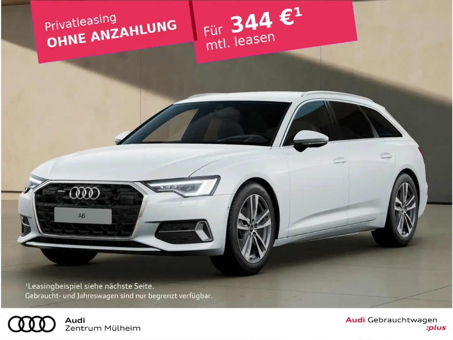 Audi A6 Avant 40 TDI quattro Navi Matrix LED virtual AHK A Bianco - 1