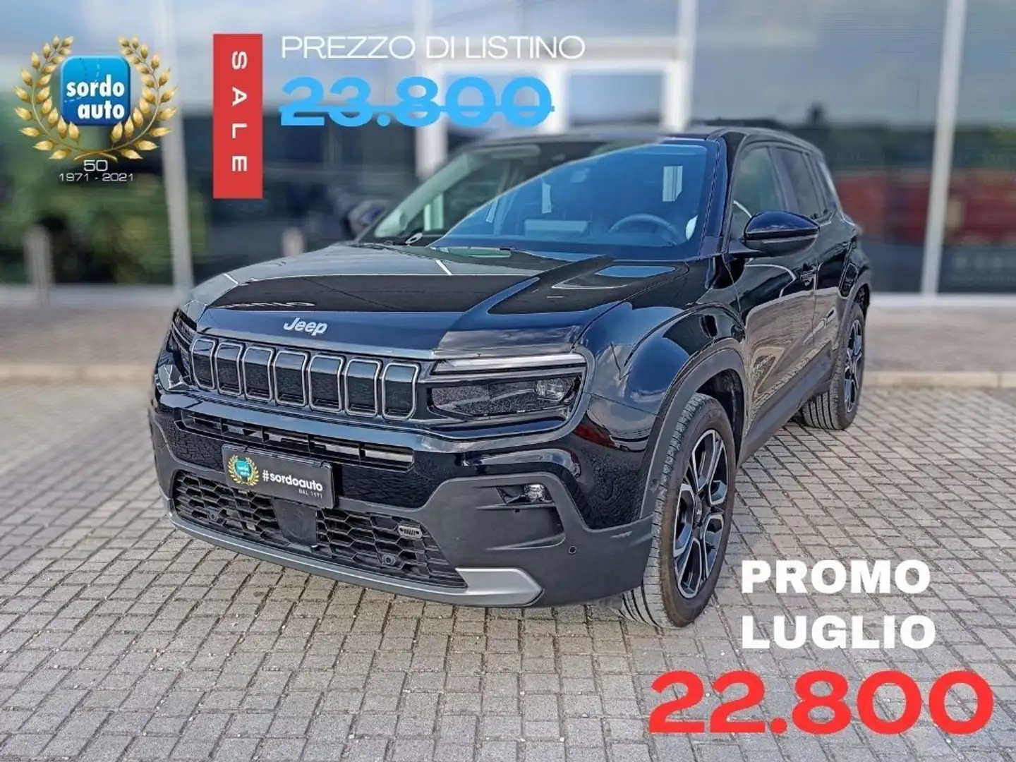 Jeep Avenger 1.2 Turbo 100 CV Summit Noir - 1