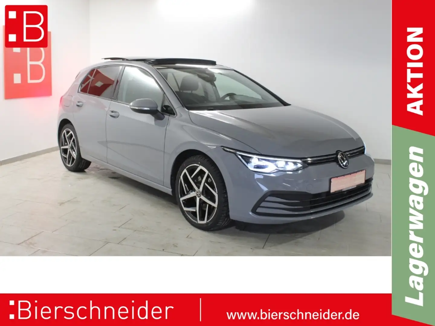 Volkswagen Golf 8 2.0 TDI DSG Life 18 AHK MATRIX PANO Gris - 1