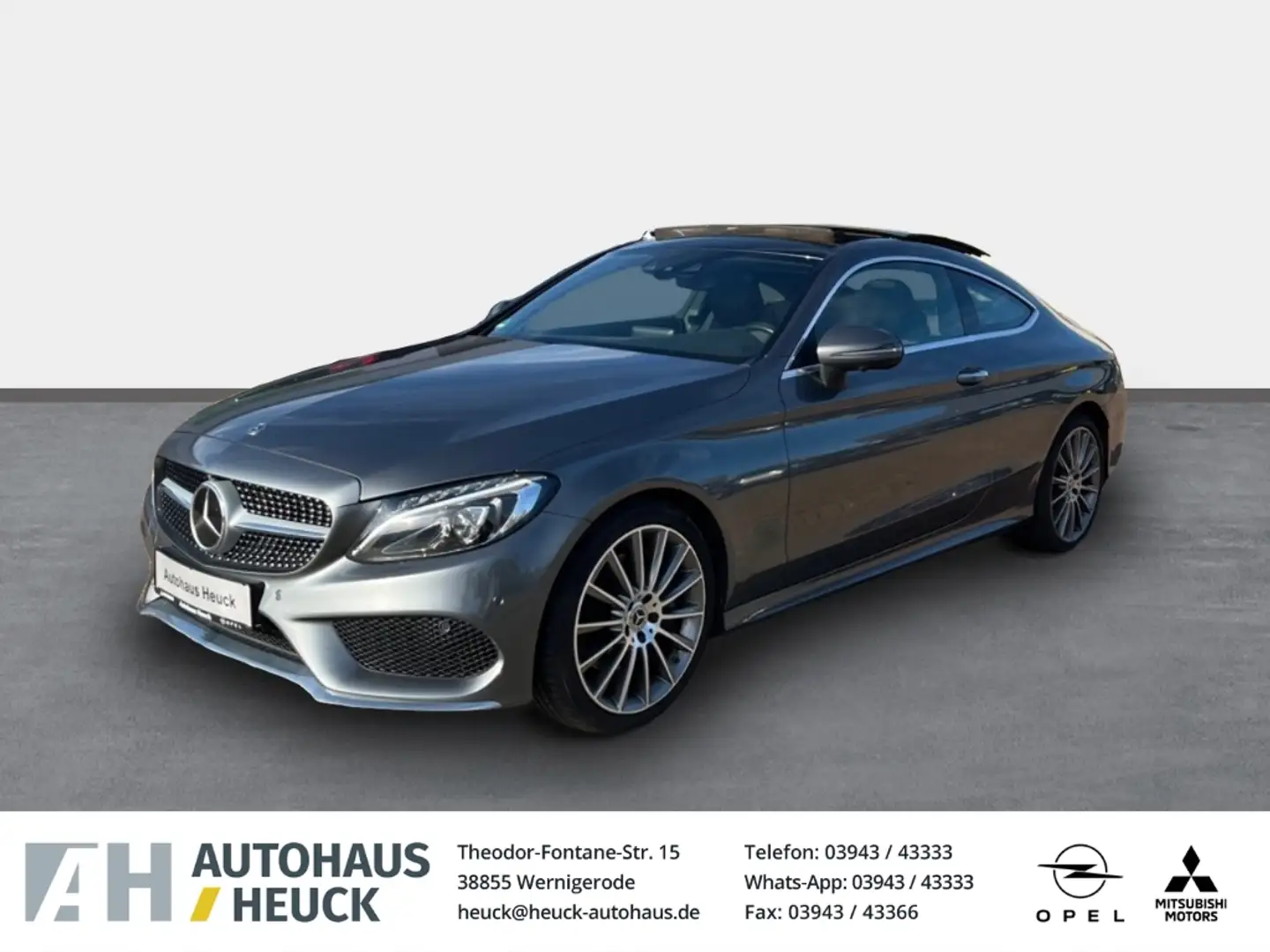 Mercedes-Benz C 250 Coupe El. Panodach Navi Memory Sitze Soundsystem B Grau - 1