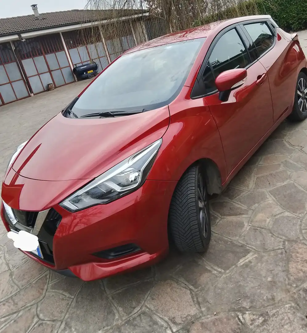 Nissan Micra Micra V 2017 1.0 Business 71cv Rosso - 2