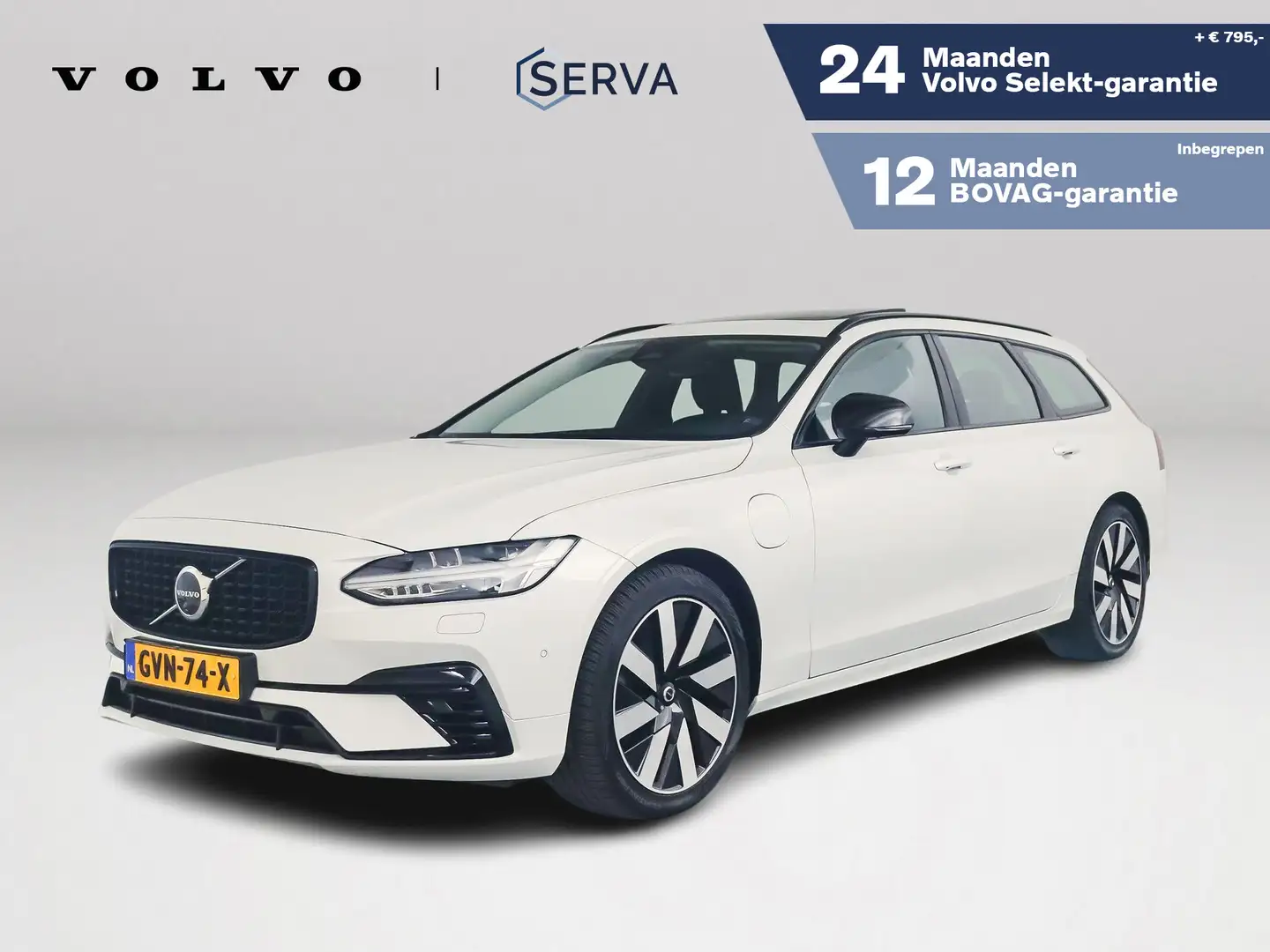 Volvo V90 T6 Plug-in hybrid AWD Ultra Dark | Panoramadak | 3 Weiß - 1