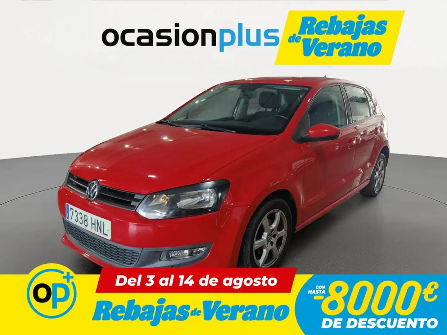 Volkswagen Polo 1.6TDI Advance 90 Rojo - 1