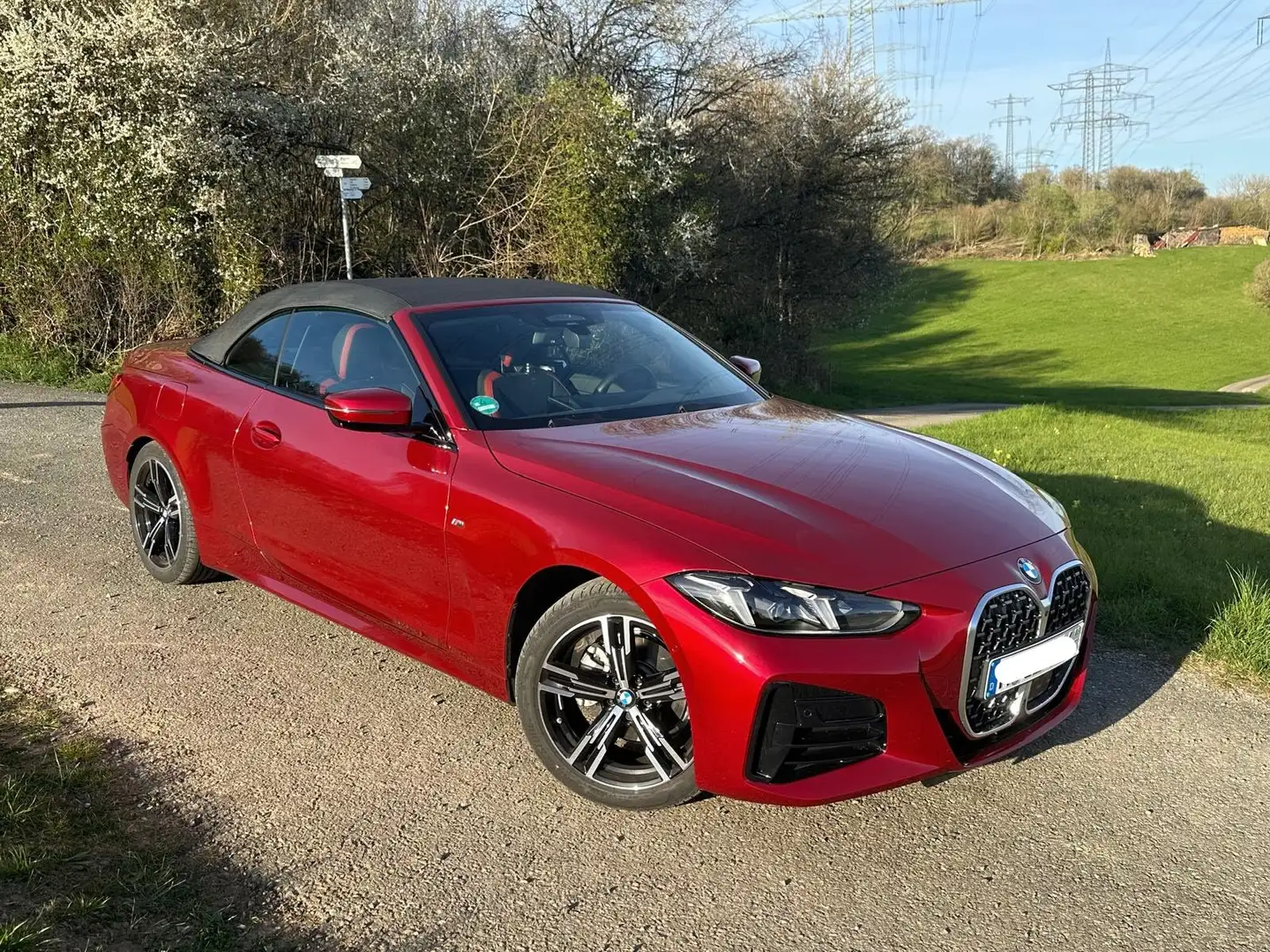 BMW 420 Cabrio Top Ausst. wenig km, neuwertig, opt.8-fach Rot - 1