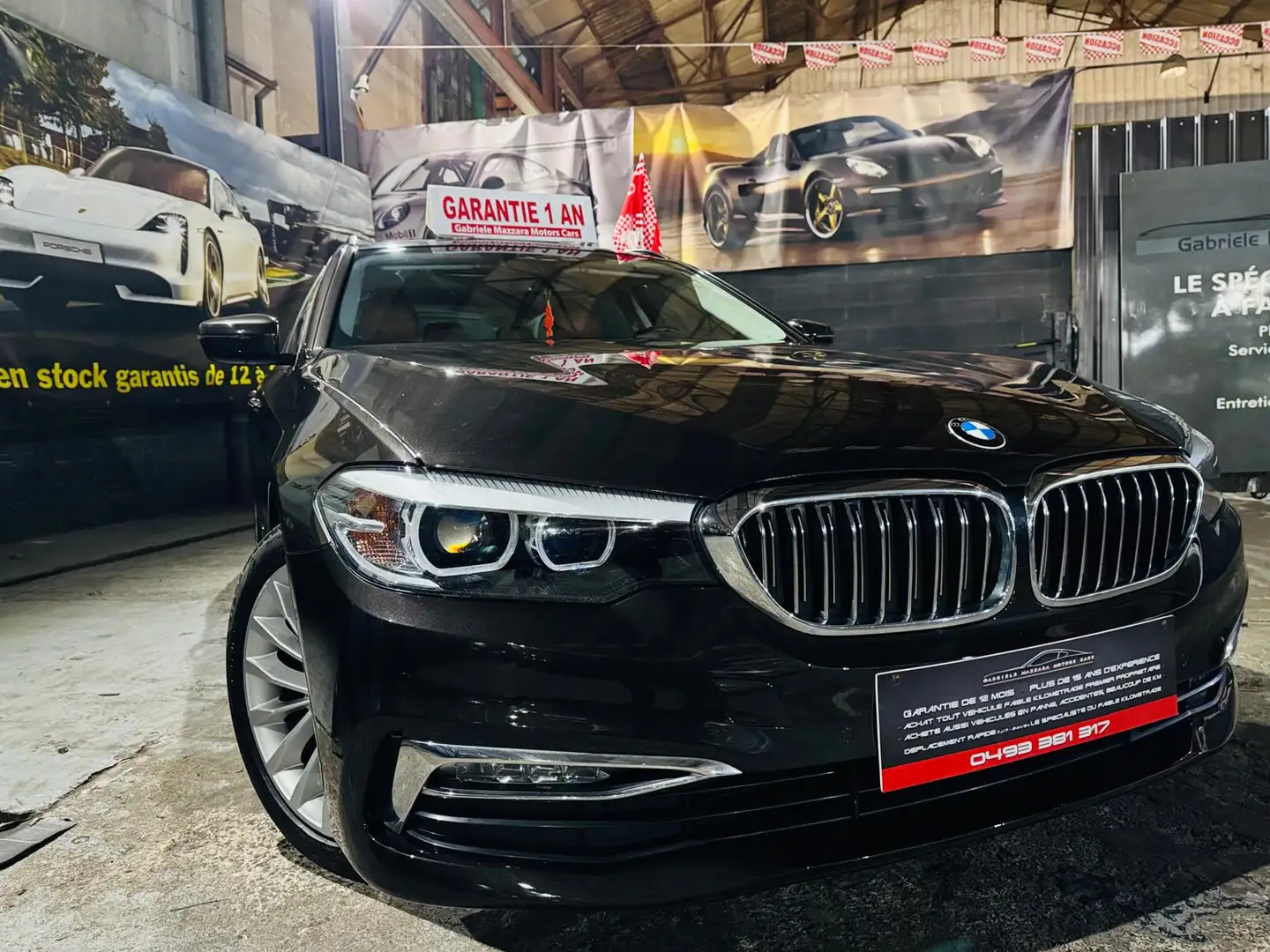 BMW 520 Touring D.A X-Drive LED Cuir GPS Att rem J.A Braun - 2