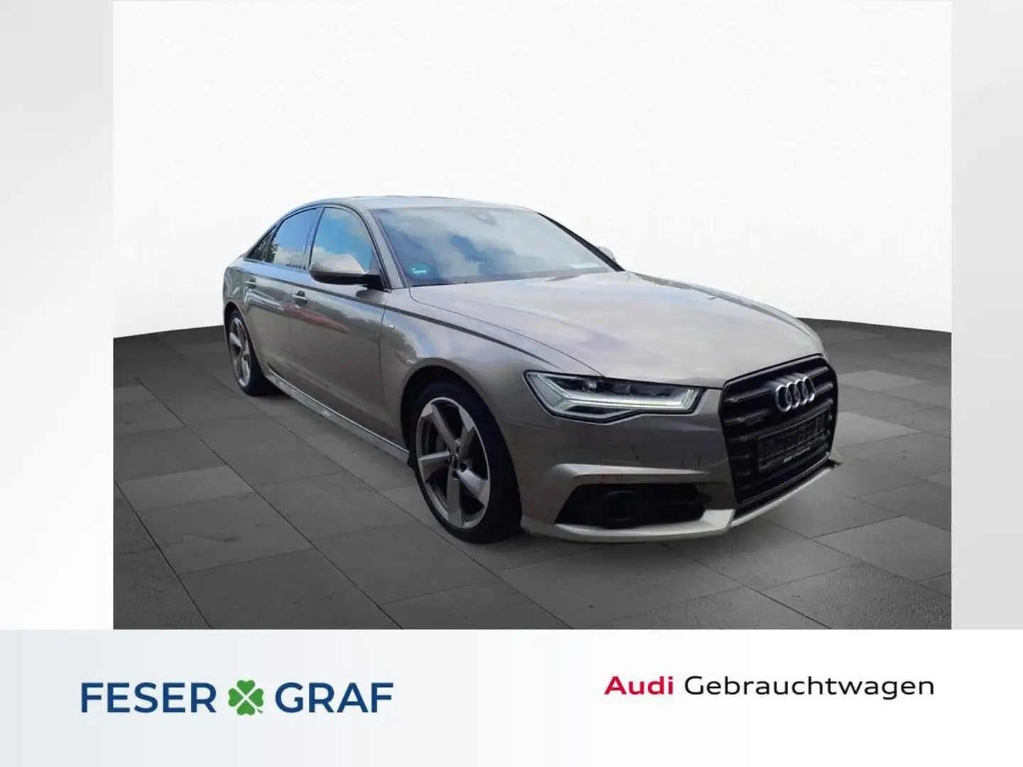 Audi A6 Limo 2.0 TFSI qu. S line /adAIR/LED/HuD/Bose Beige - 1