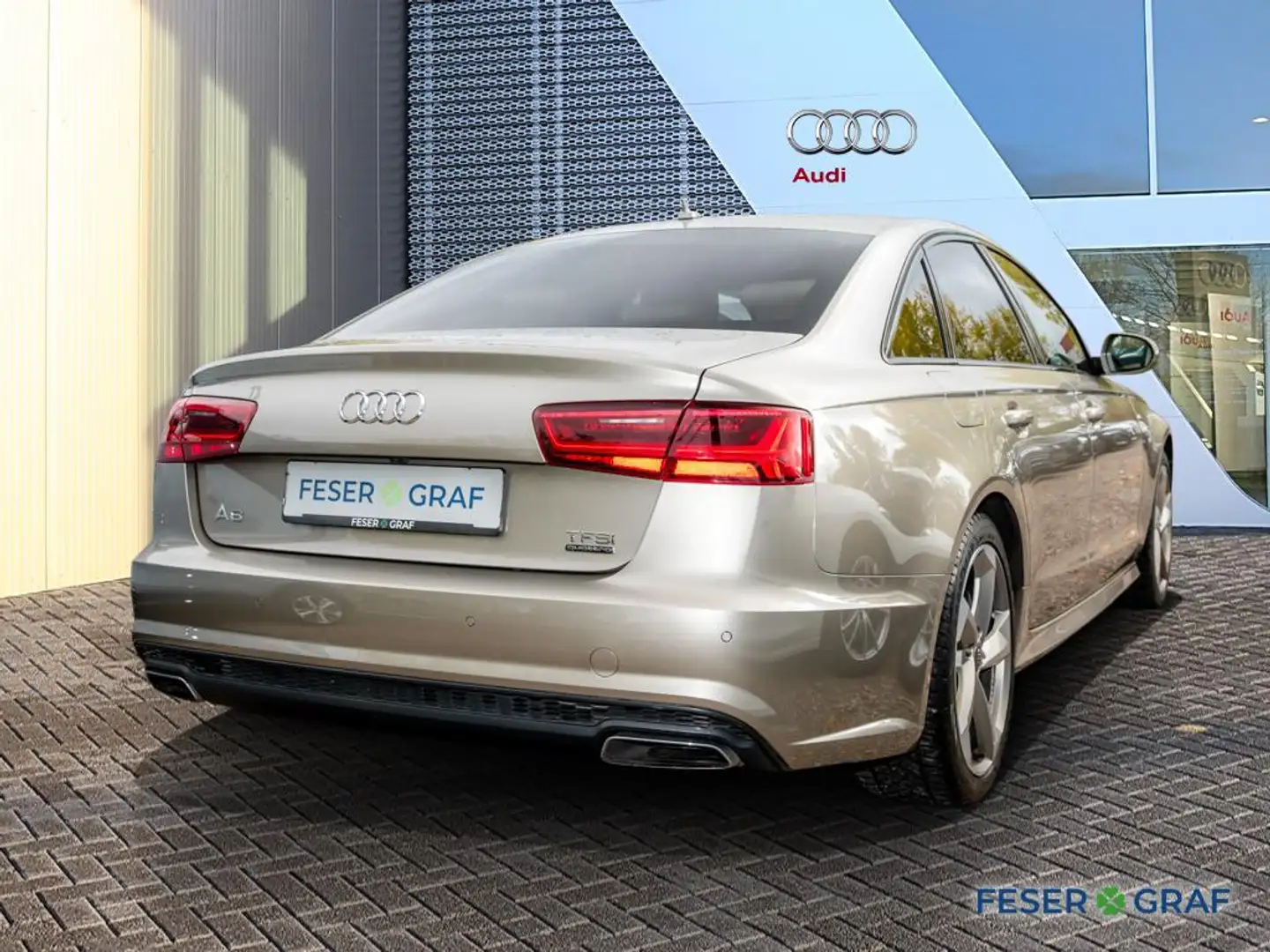 Audi A6 Limo 2.0 TFSI qu. S line /adAIR/LED/HuD/Bose Beige - 2