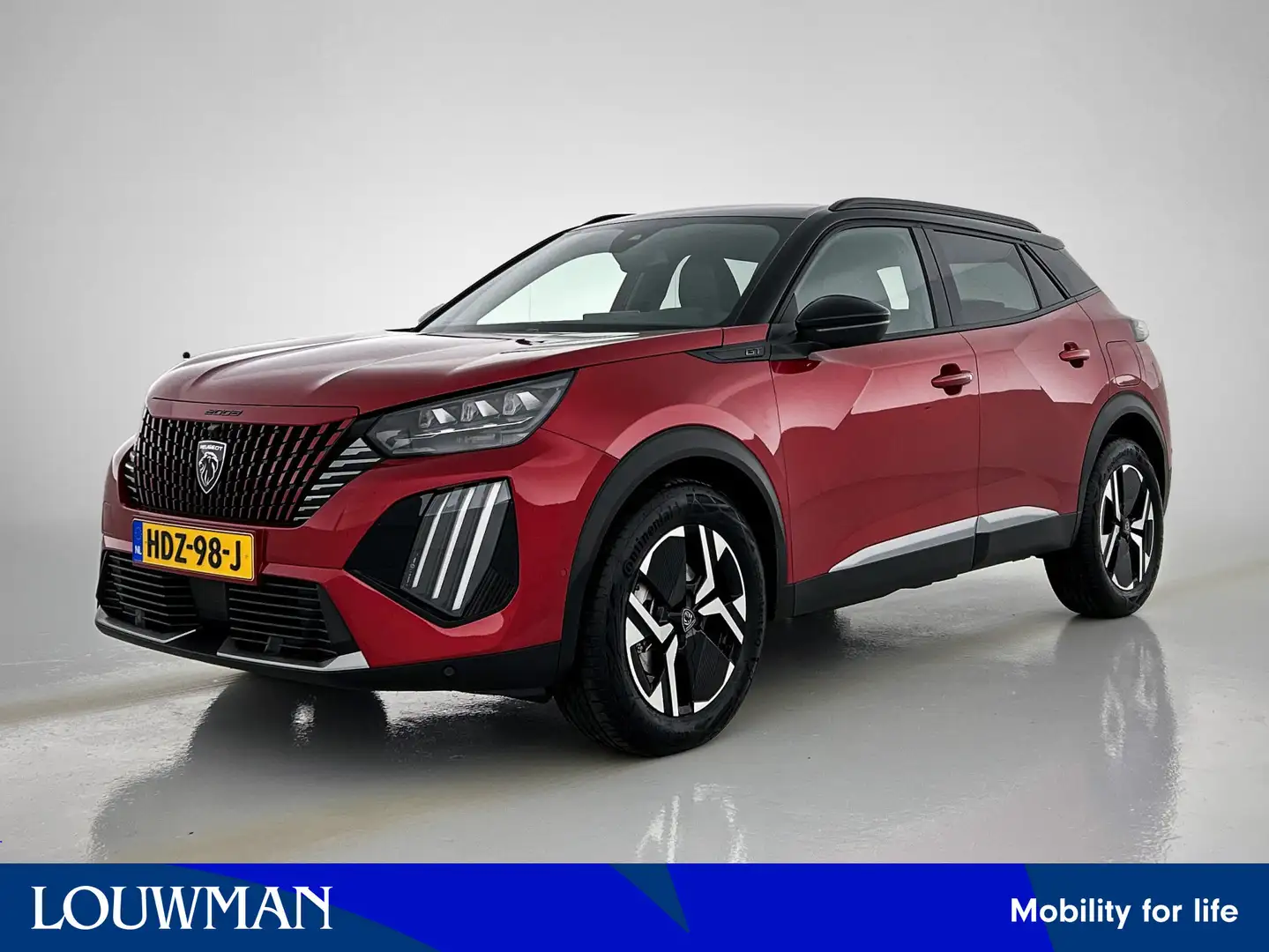 Peugeot 2008 1.2 Hybrid 136 GT | Navigatie | Camera achter | Ad Rood - 1