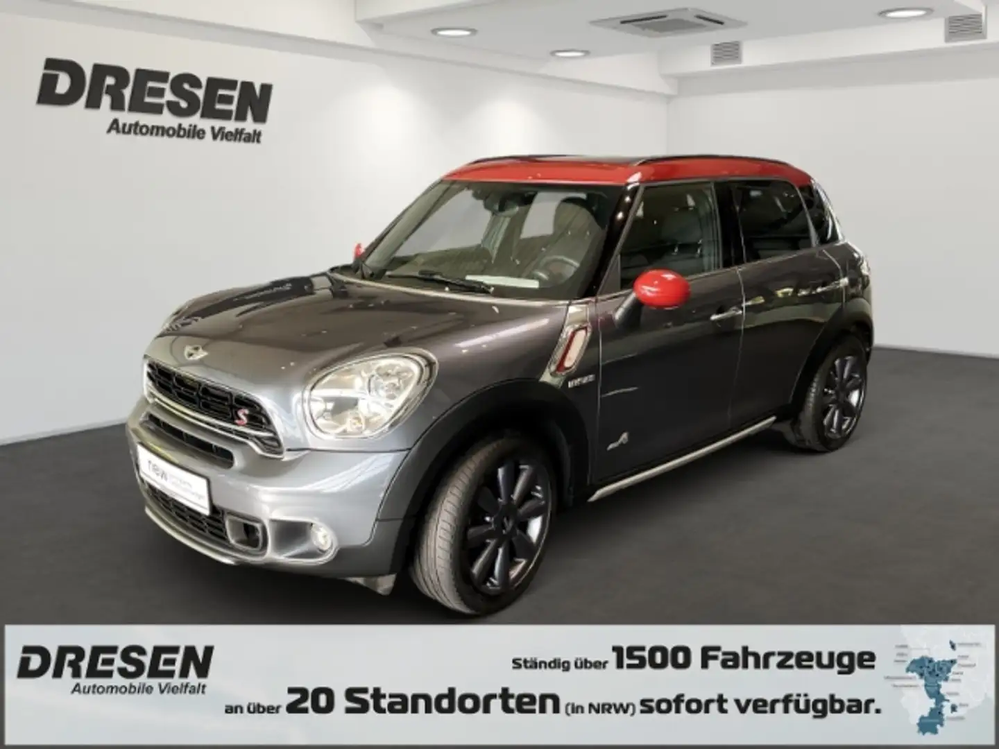 MINI Cooper S Countryman All4 Chili 1.6 Park Lane,PANO,NAVI,HARMAN Gris - 1
