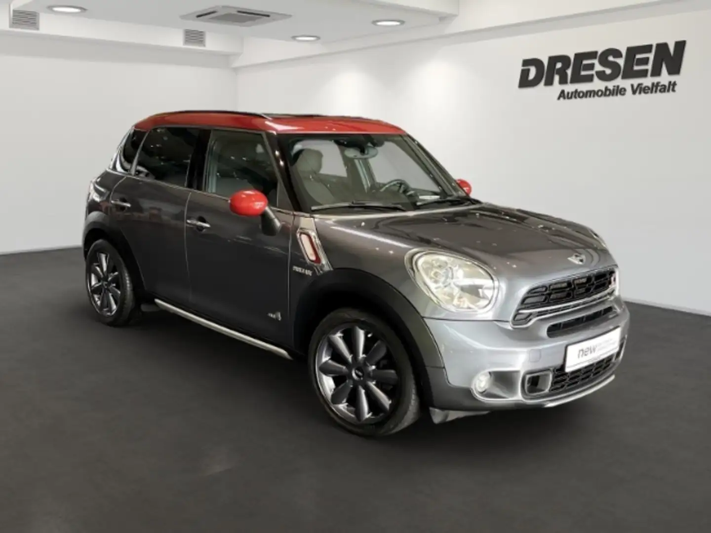 MINI Cooper S Countryman All4 Chili 1.6 Park Lane,PANO,NAVI,HARMAN Gris - 2