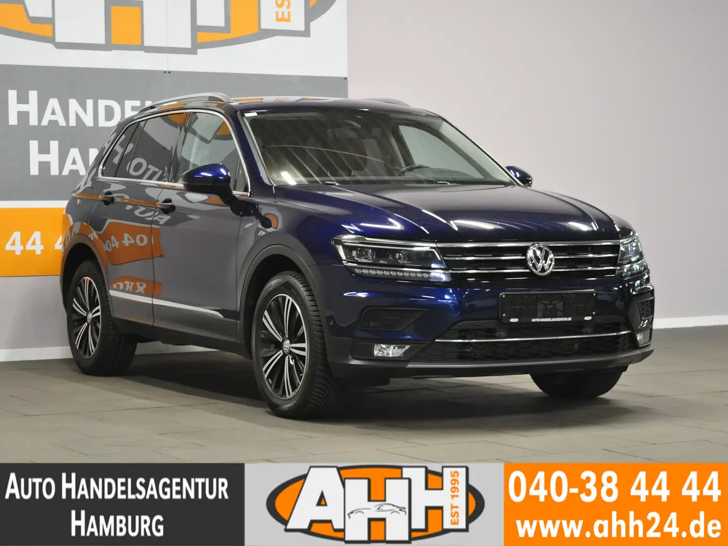 Volkswagen Tiguan HIGHLINE 4MOTION LED|NAVI|SPORT|KAMERA Bleu - 2