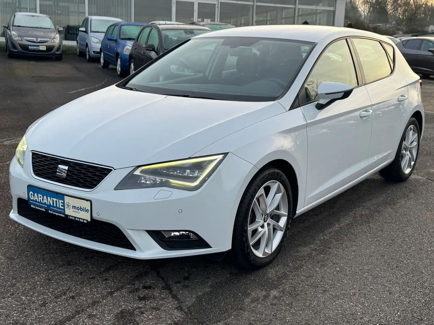 SEAT Leon Style 1.4 NAVI PDC SHZ LED TÜV/HU/NEU Weiß - 1