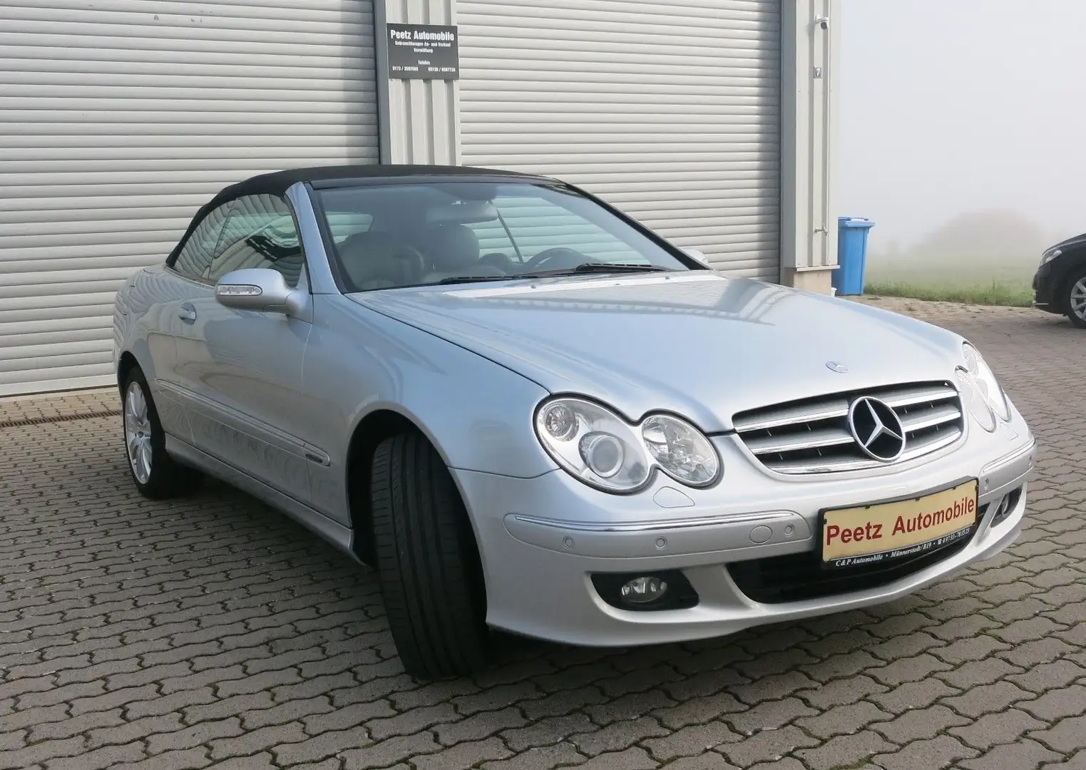 Mercedes-Benz CLK 350 Cabrio, Klima,Sitzh,8fach,Tempomat Silber - 2
