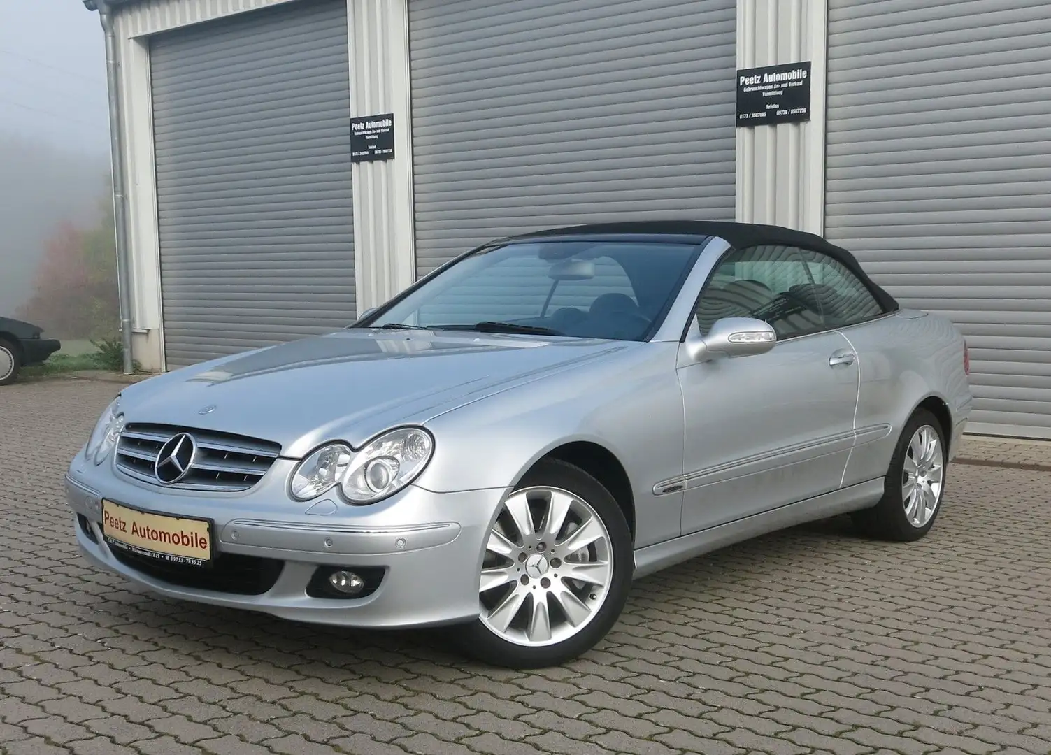 Mercedes-Benz CLK 350 Cabrio, Klima,Sitzh,8fach,Tempomat Silber - 1