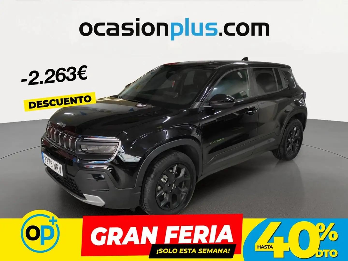 Jeep Avenger 1.2 Ehybrid Altitude 81KW Negro - 1