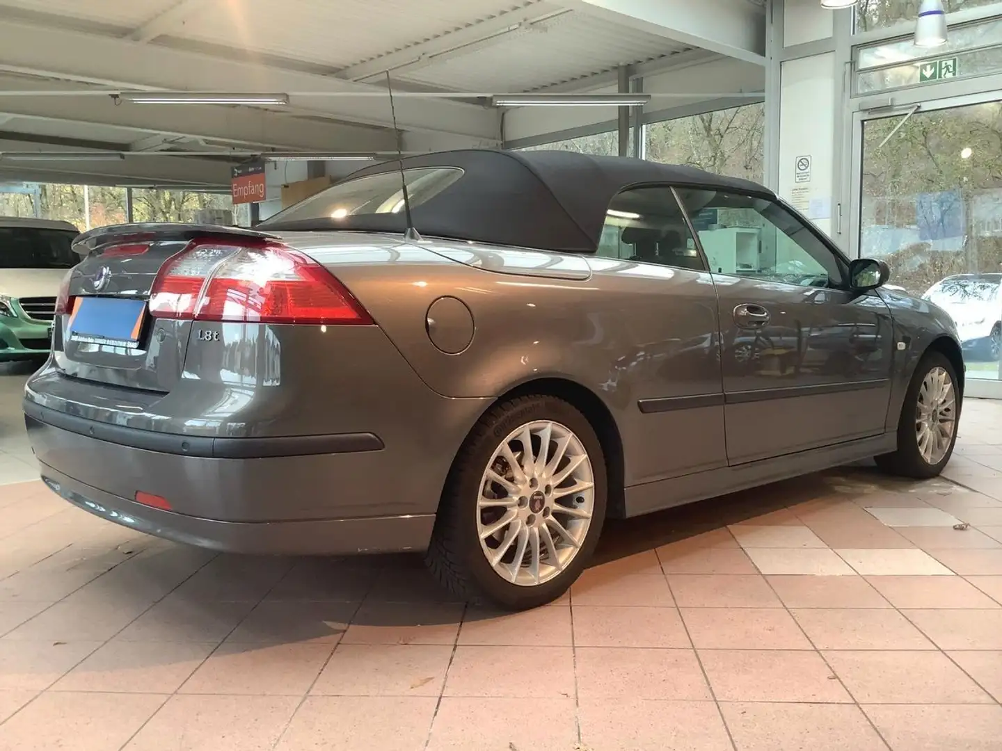 Saab 9-3 2.0 T Vector Cabriolet Gris - 2