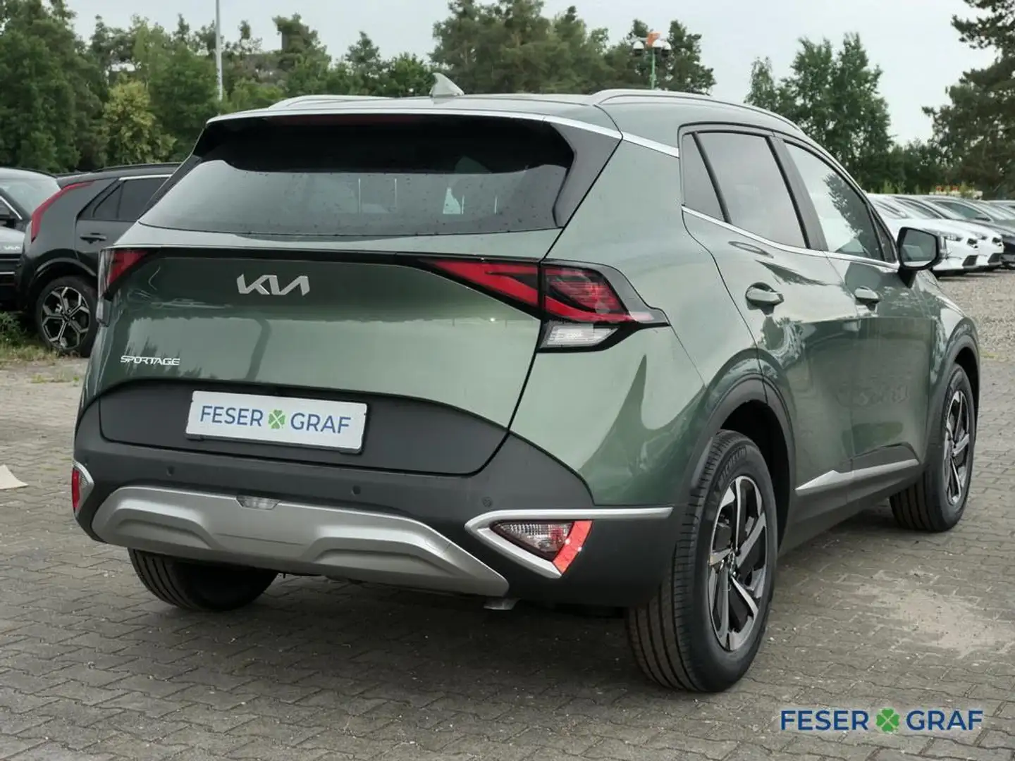 Kia Sportage VISION KOMFORT eSitze AHK SHZ Teilleder Grün - 2