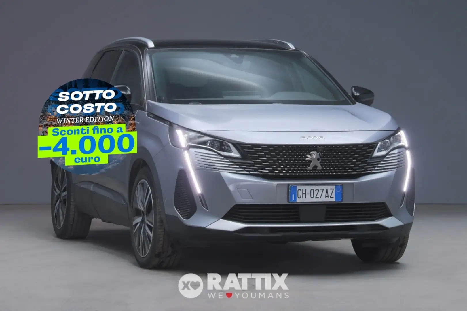 Peugeot 3008 1.6 Hybrid4 300CV GT Pack e-EAT8 Grigio - 1