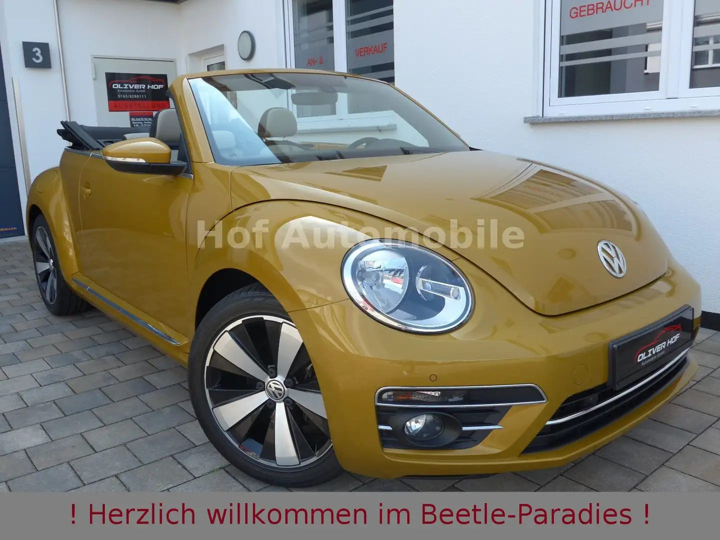 Volkswagen Beetle 1.4TSI Design Navi SHZ Klimautom. Twister Jaune - 1