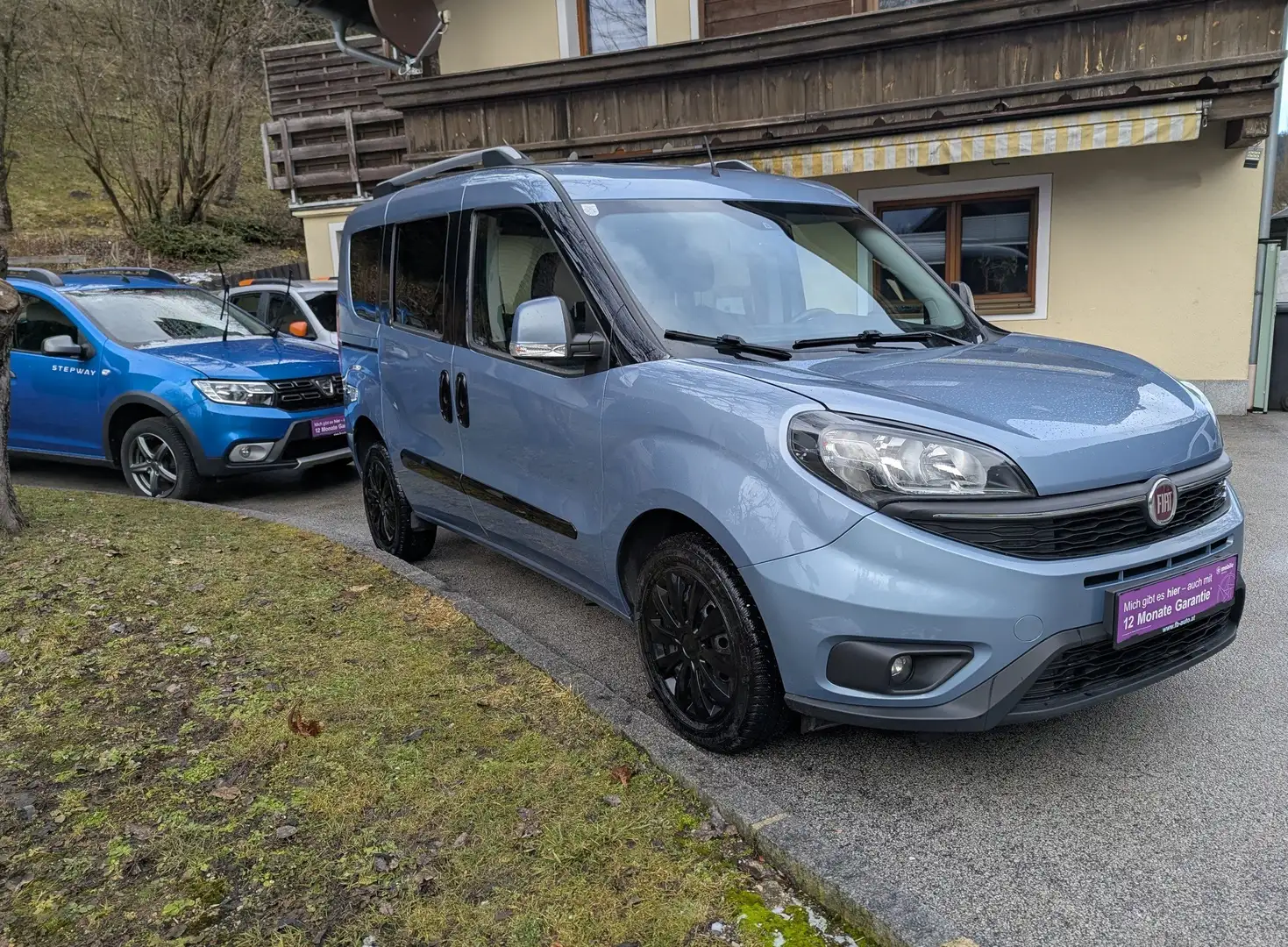 Fiat Doblo 1,6 MultiJet 95 SCR Lounge - 2. Bes. - Top ! Blau - 2