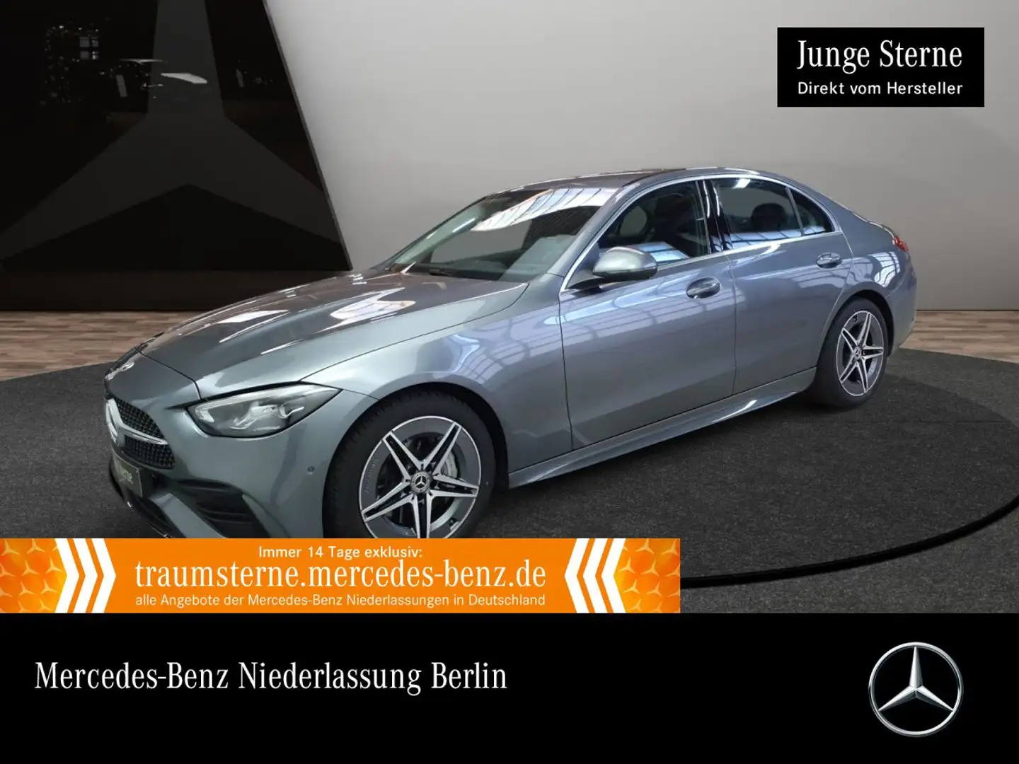 Mercedes-Benz C 180 AMG+LED+KAMERA+TOTW+KEYLESS+9G Grau - 1
