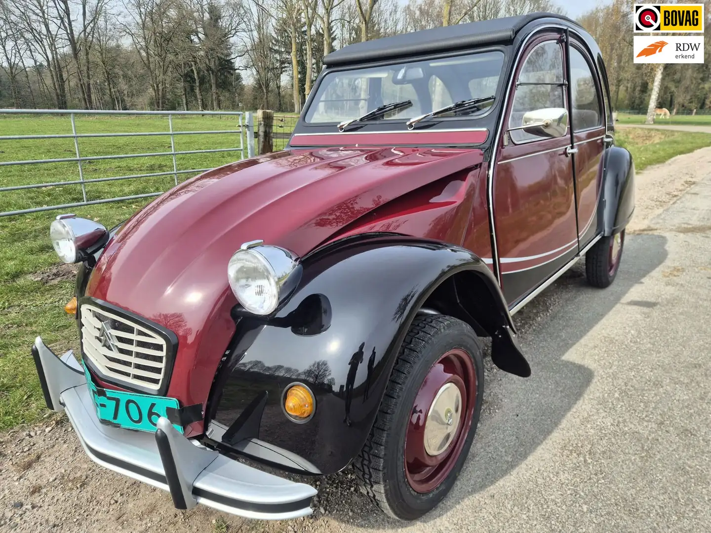 Citroen 2CV 2CV6 Charleston prachtstaat!!! Negro - 1