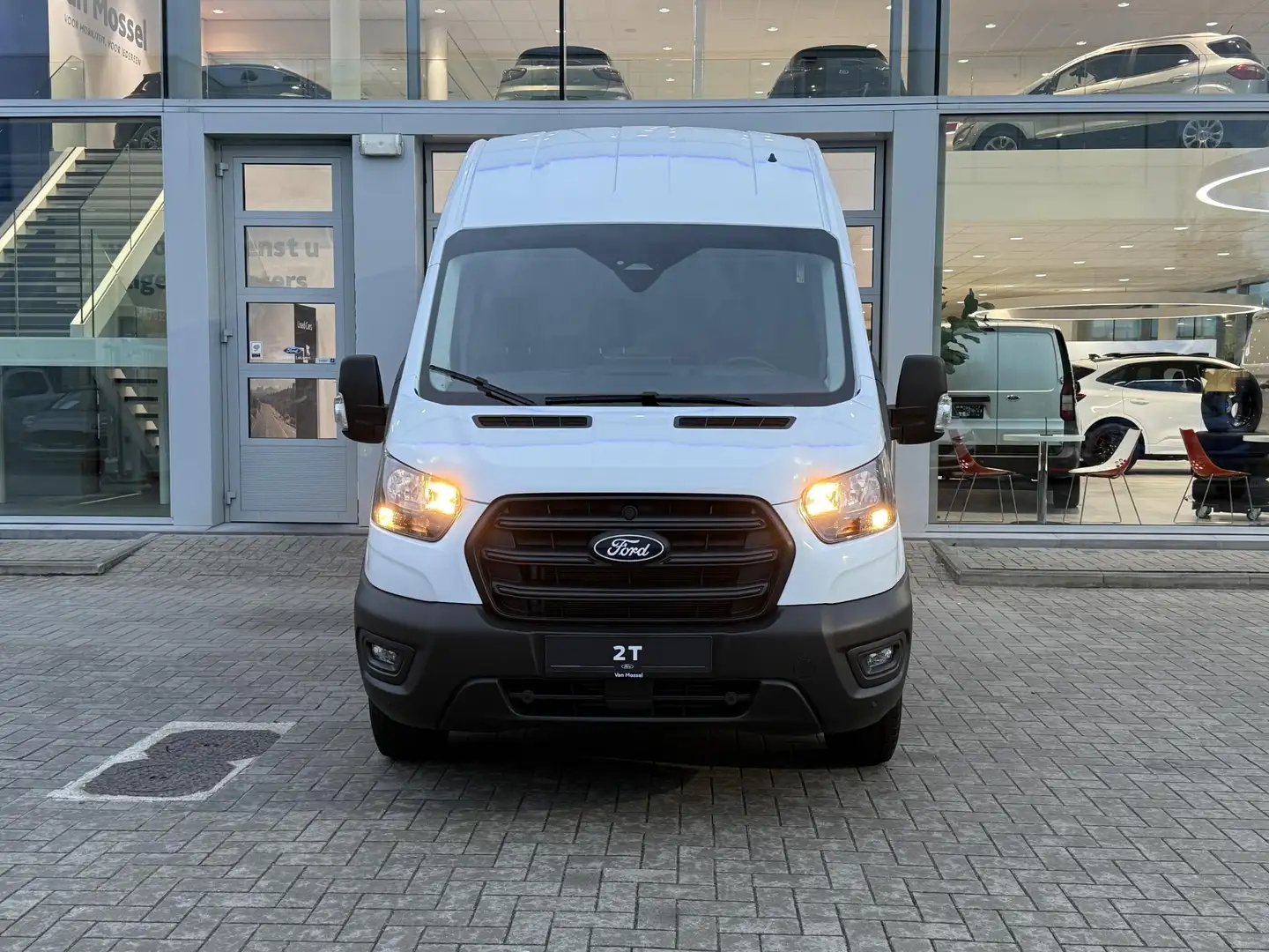 Ford Transit 350E 165pk RWD Trend L4H3 Garantie 5j of 200000km Blanc - 2