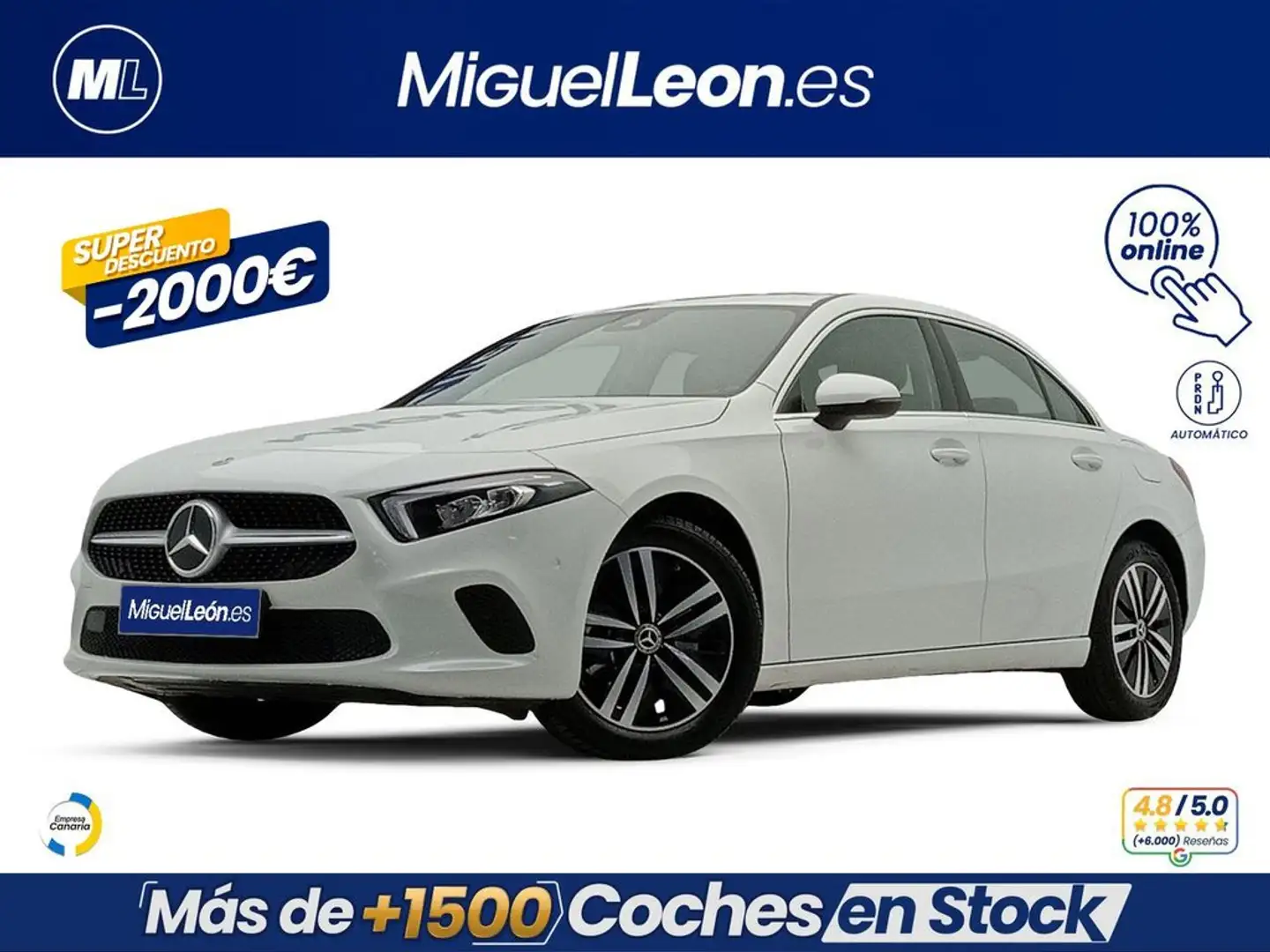 Mercedes-Benz A 250 250e Sedán 8G-DCT Blanc - 1