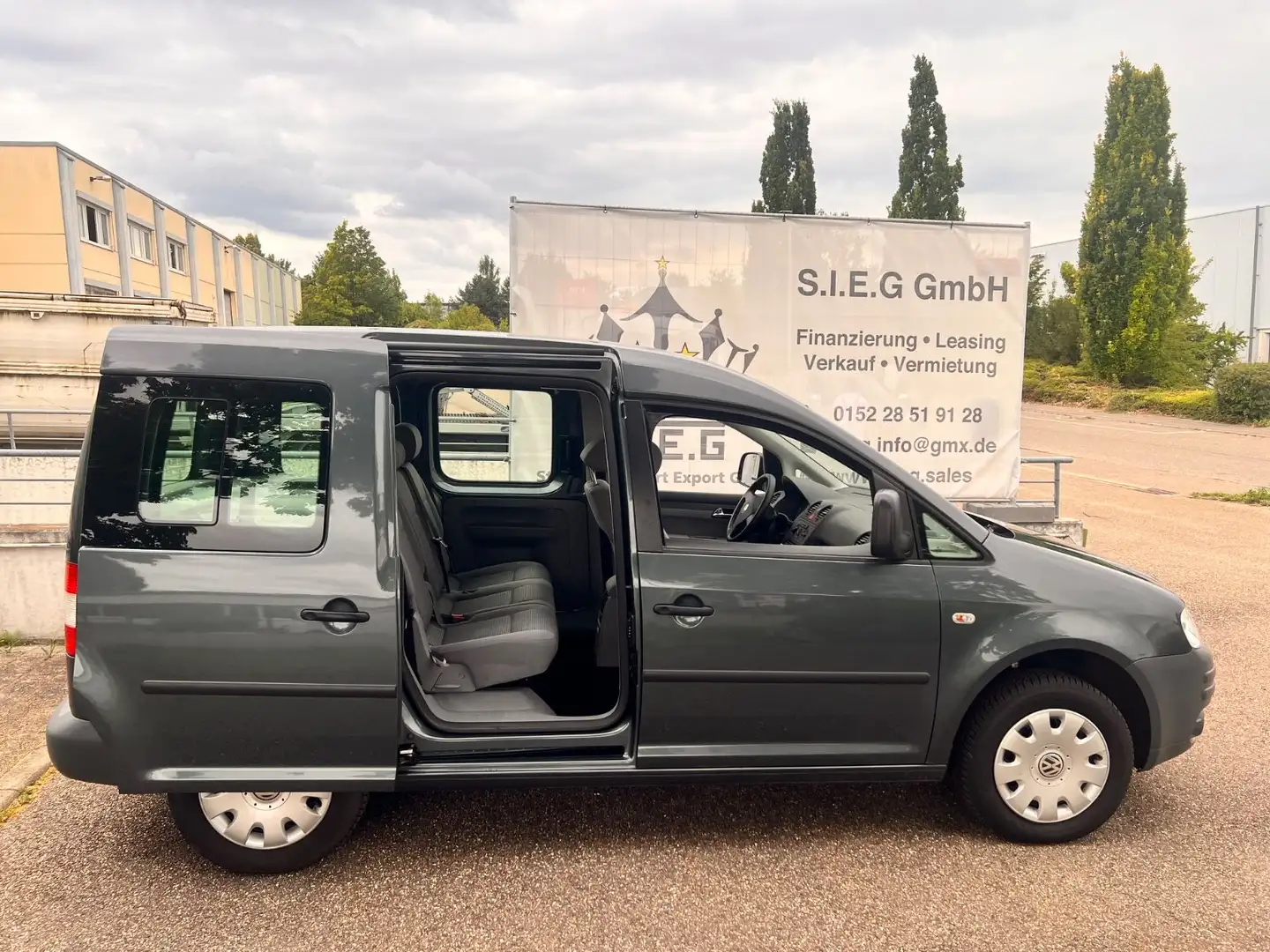 Volkswagen Caddy Life Team Caddy EcoFuel Erdgas Gris - 2
