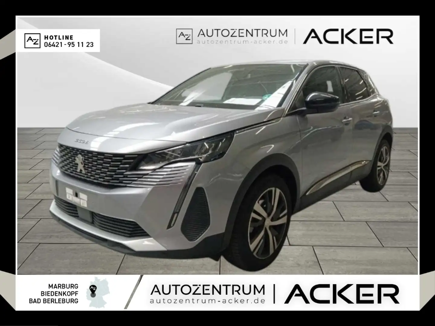 Peugeot 3008 1.2 Hybrid145 Allure Pack AT6 LED RFK -45%* Grau - 1