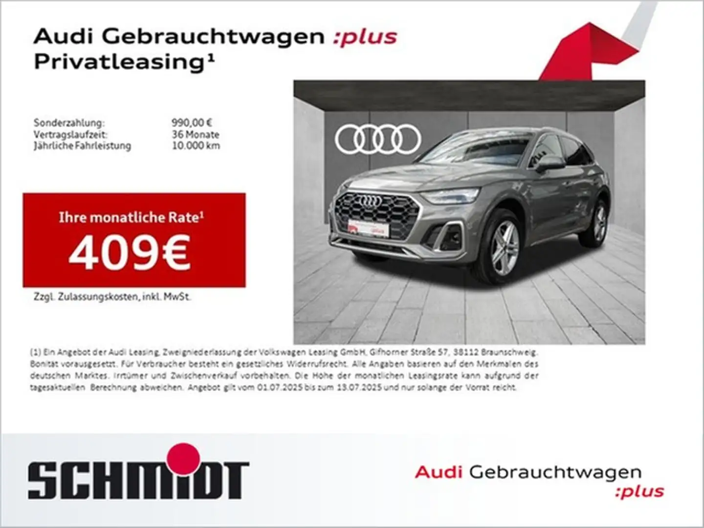 Audi Q5 40 TFSI quattro S line AHK ACC Matrix LED LM19 ... Gris - 1