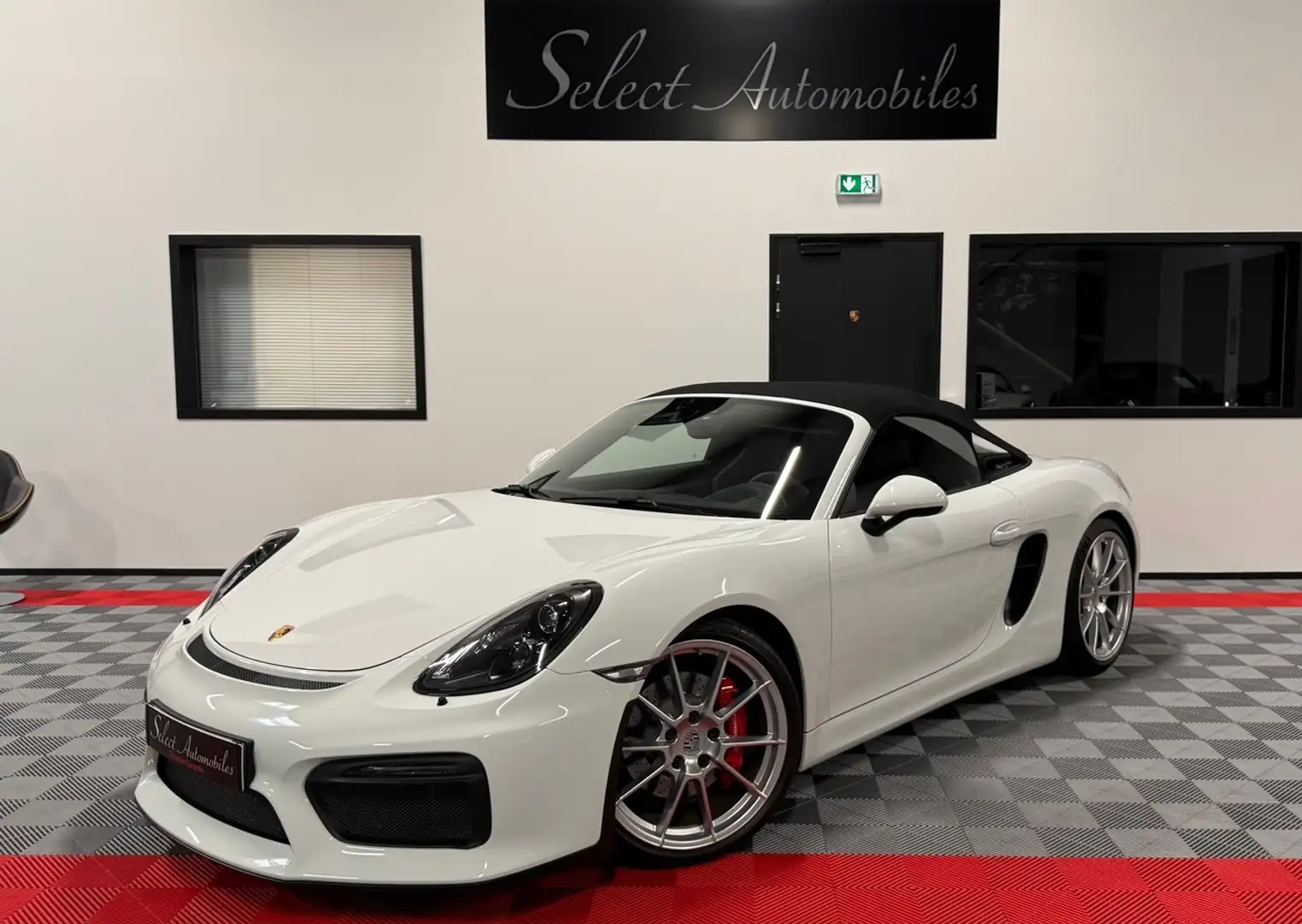 Porsche Boxster Porsche 981 Boxster Spyder 3.8 375ch Weiß - 2