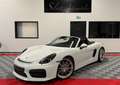 Porsche Boxster Porsche 981 Boxster Spyder 3.8 375ch Weiß - thumbnail 1