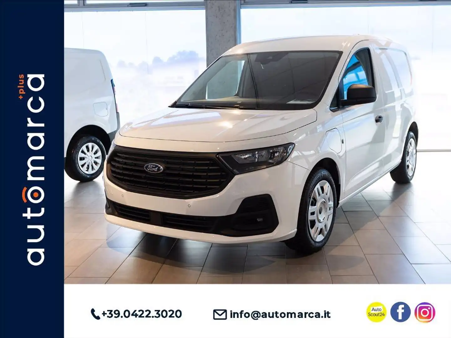 Ford Transit Connect V761 1.5 phev 150cv L1H1 Trend auto Bianco - 1
