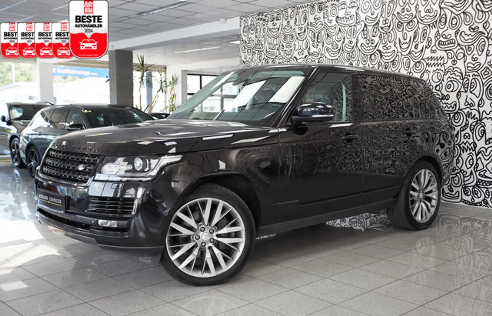 Land Rover Range Rover Vogue LUFT*AHK*SOFT*EXKLUSIV*22-ZOLL Schwarz - 1
