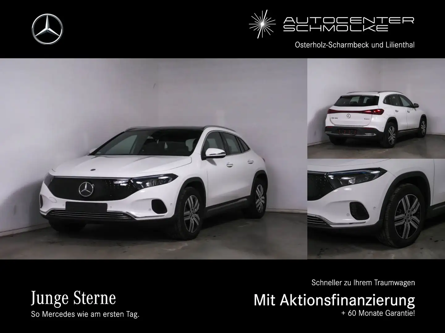 Mercedes-Benz EQA 300 EQA 300 4M ADVANCED+ AHK*PANORAMA*360°*DISTRO* Weiß - 1