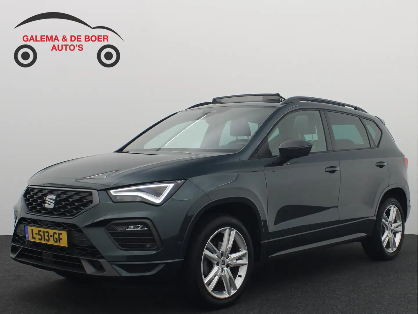 SEAT Ateca 1.0 TSI FR Business Intense PANORAMADAK / FULL LED Grijs - 1