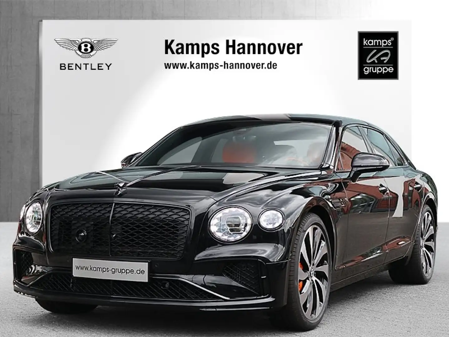 Bentley Flying Spur V8 Hybrid *Black Edition*Mandarin* Zwart - 1