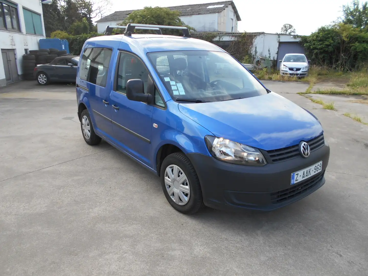 Volkswagen Caddy 1.6 CR TDi  AIRCO / BLANCO GEKEURD + ROOS FORM Blau - 1