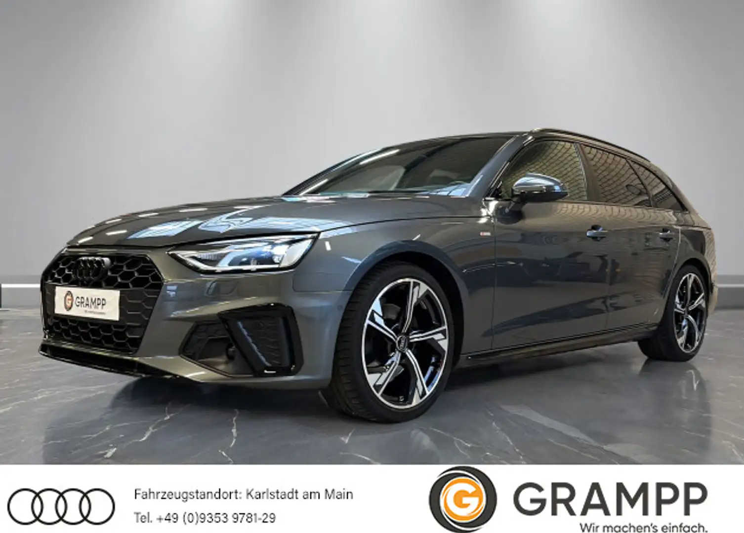 Audi A4 S line competition 35 TFSI S-tronic +AH Grau - 1