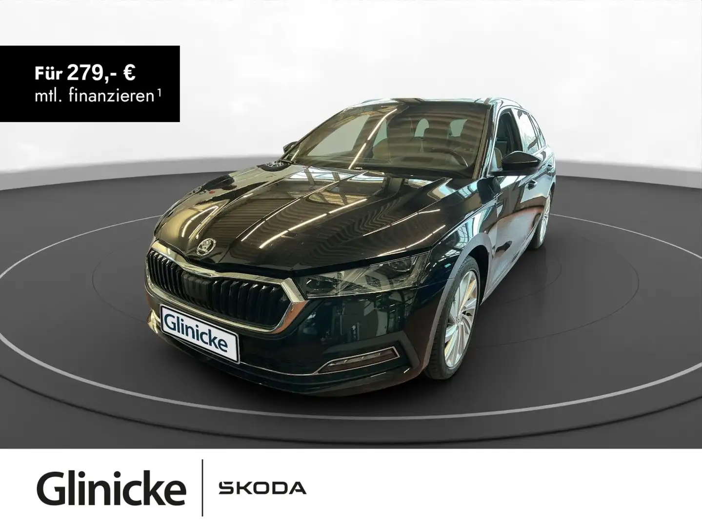 Skoda Octavia Combi 1.5 TSI Style AHK Pano LED Navi RF Schwarz - 1