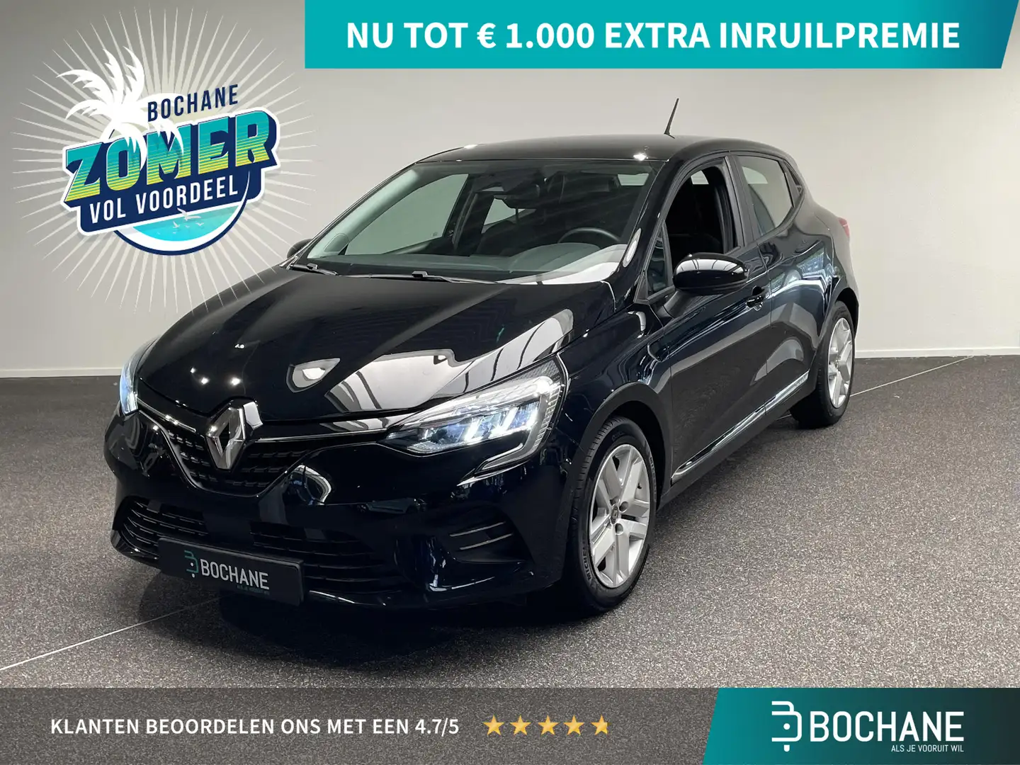 Renault Clio 1.0 TCe Zen Apple/AndroidCarplay | Airco Zwart - 1
