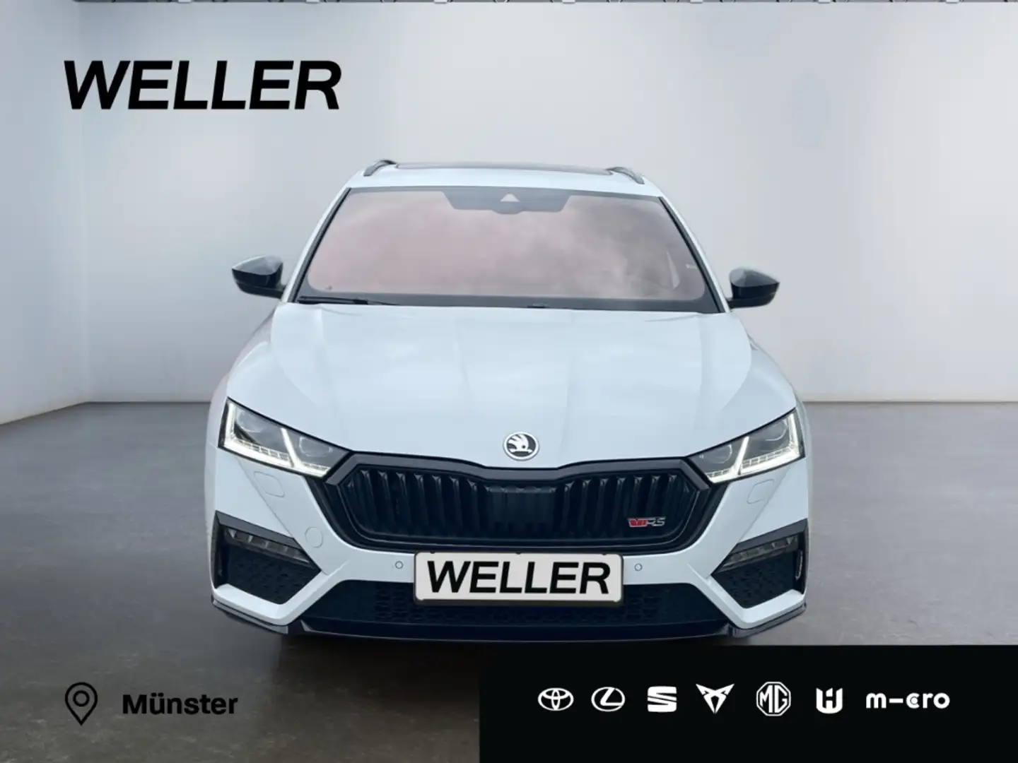 Skoda Octavia Combi 2.0 TDI DSG 4x4 RS *AHK*Pano*Sthz* Weiß - 2