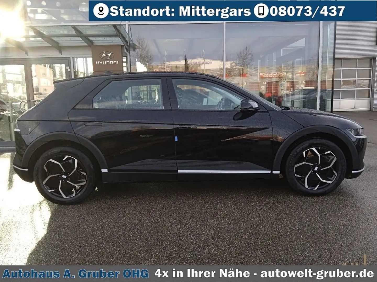 Hyundai IONIQ 5 77,4kWh Batt. DYNAMIQ-Paket inkl. el. Heckklappe Zwart - 2